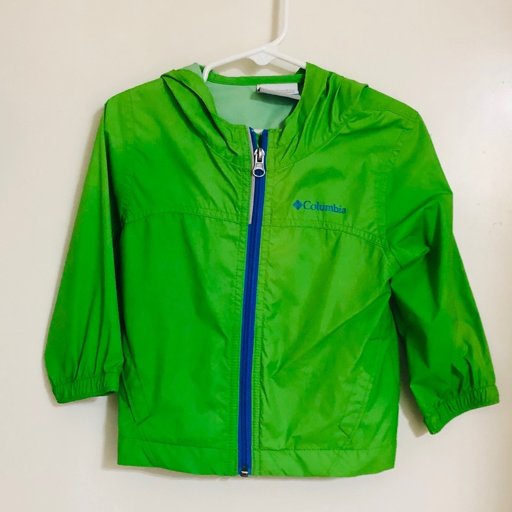 2T Green Columbia Rain Jacket